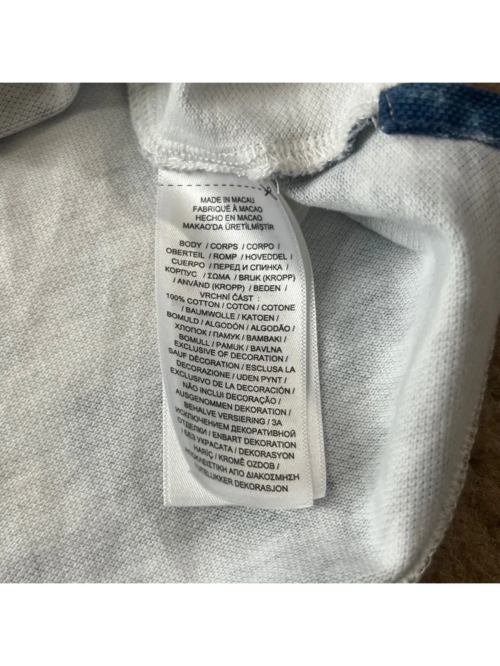Ralph Lauren Boys Blue Tie Dye Mesh Polo Shirt Size Medium 10-12